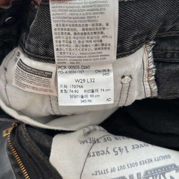 LEVIS 501 black jeans - Picture 5 of 5